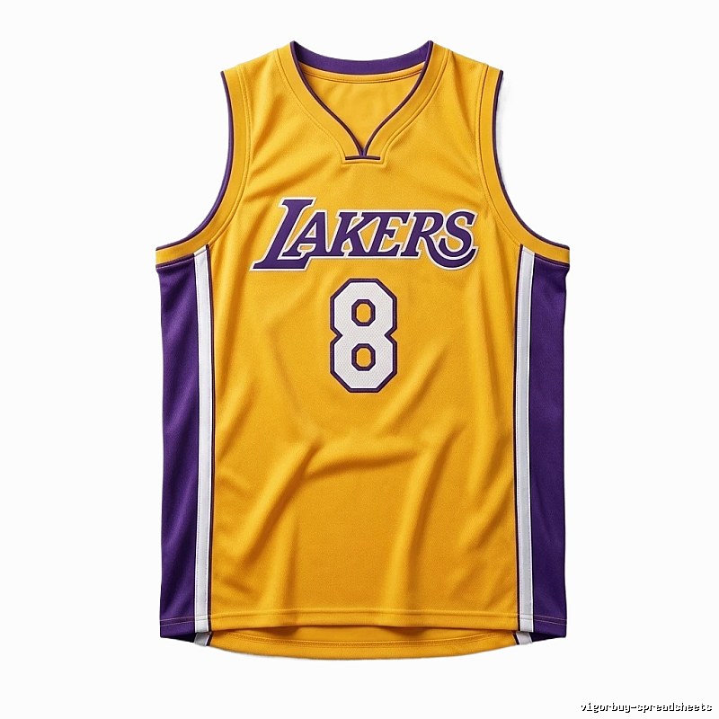 Kobe Lakers retro yellow jersey