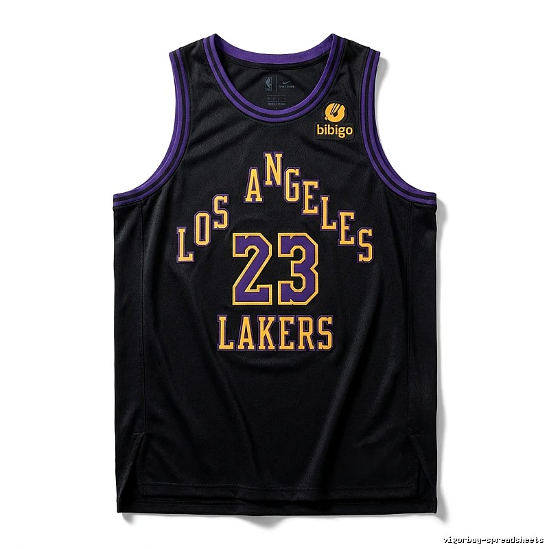 LBJ Lakers retro-style jersey