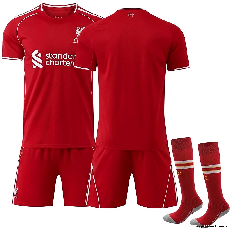 Liverpool Football Series Red Team Uniforms
