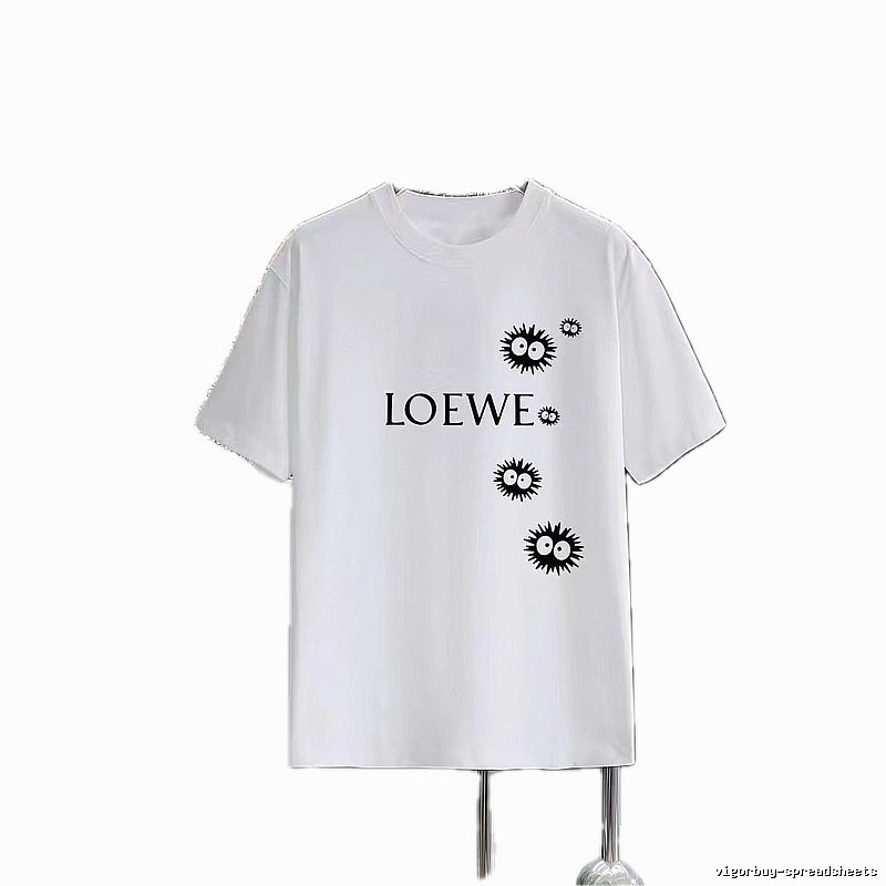 LOEWE Elf Co-branded Trendy Style White T-Shirt