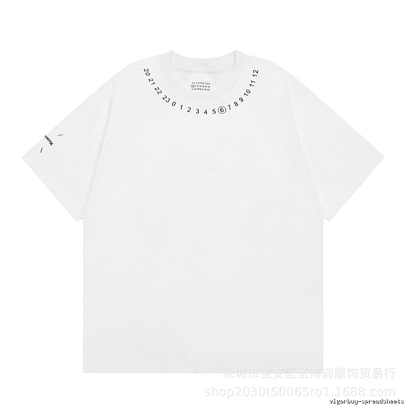 Maison Margiela MM6 High Street Style White T-Shirt