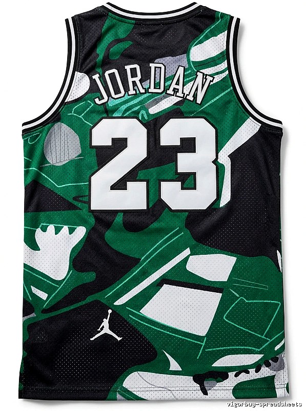 Michael Jordan camouflage-style jersey