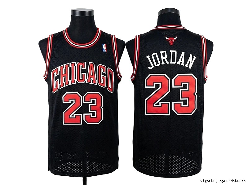 Michael Jordan Jordan-style black jersey
