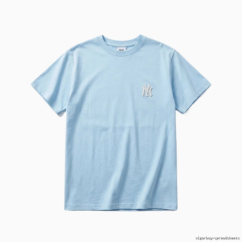 MLB Classic Simple Style Light Blue T-shirt