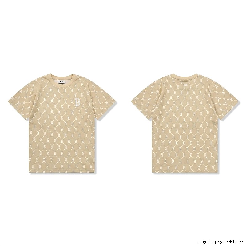 MLB Old Flower Style Beige T-shirt