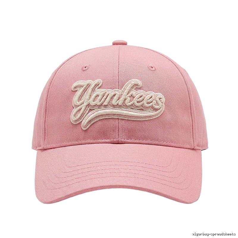 MLB Yankees pink baseball cap