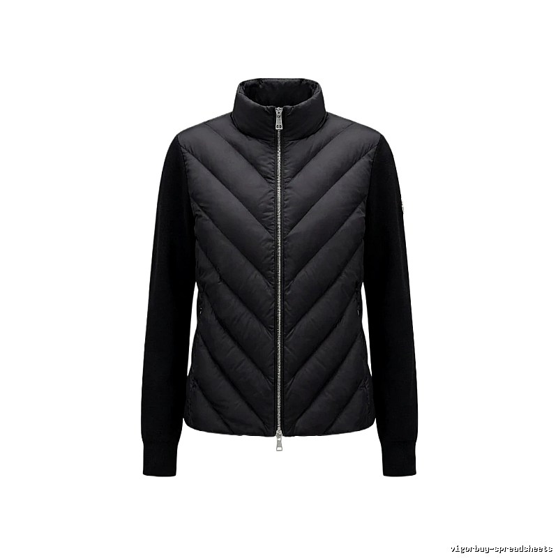 Moncler black casual style down jacket