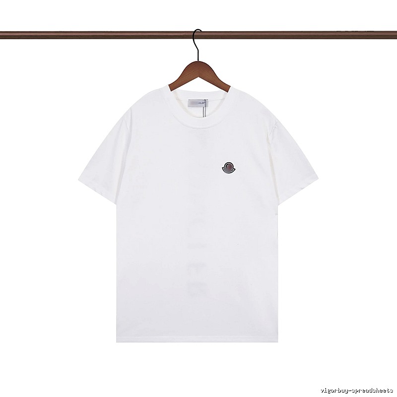 Moncler Classic Minimalist Style White Short-sleeve T-shirt