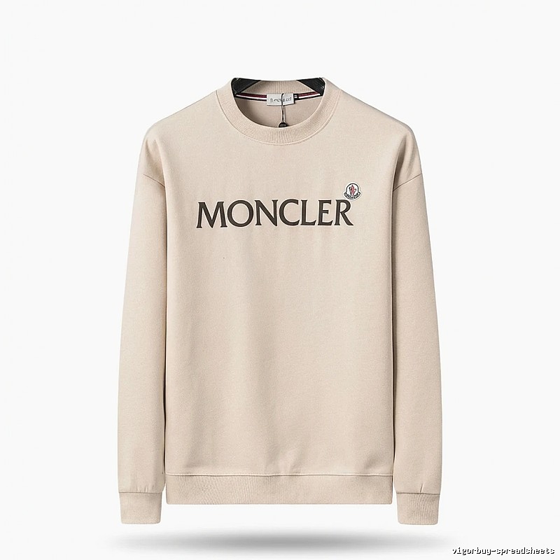 Moncler minimalist beige sweatshirt