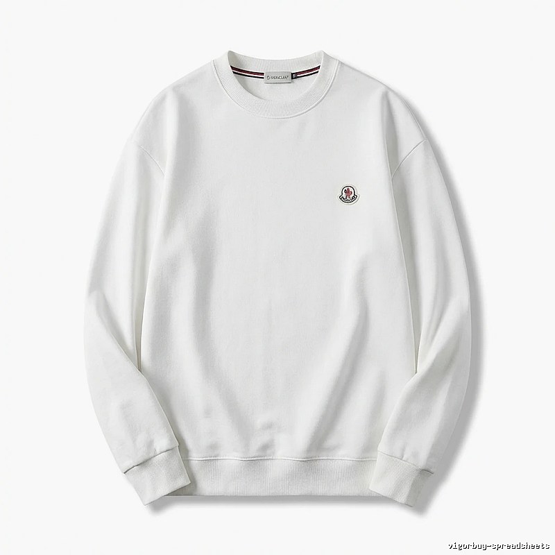 Moncler simple white sweatshirt