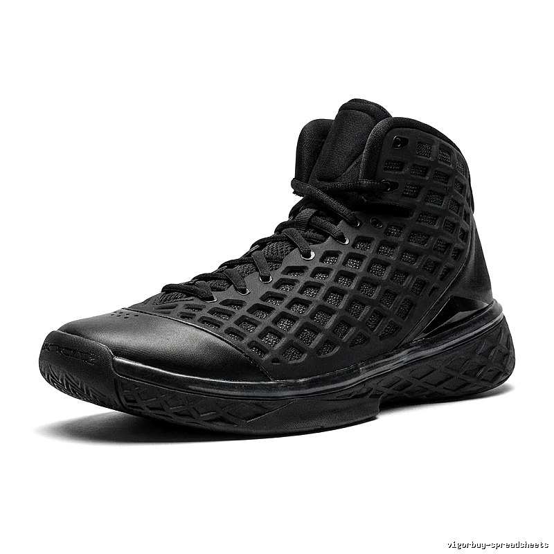Nike high-top black sports shoes