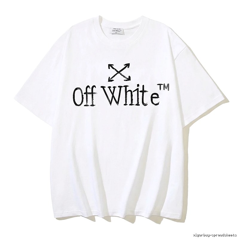 Off-White simple style white T-shirt