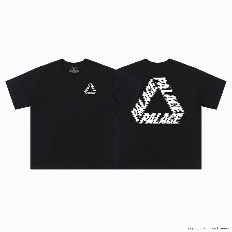 Palace Classic Triangular Street Style Black T-Shirt