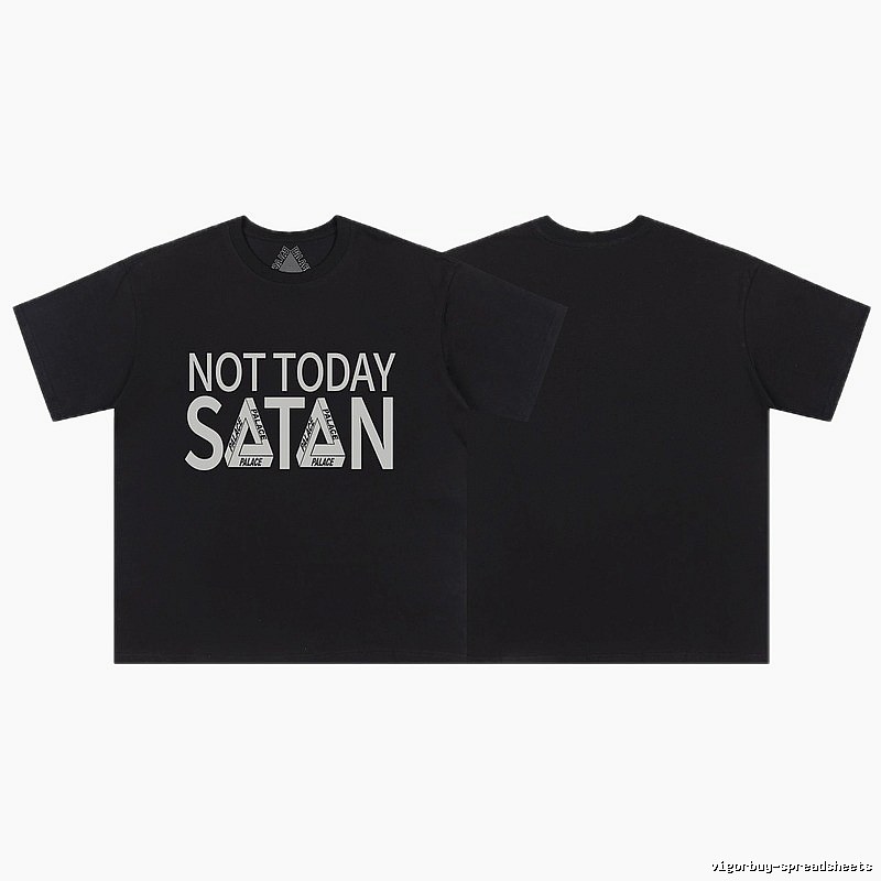 Palace Triangle Print Street Style Black T-Shirt