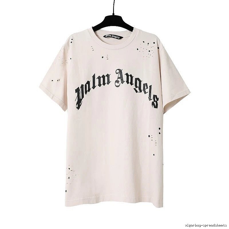 Palm Angels Sport Logo T-shirt White Palm Tree for Warm Weather