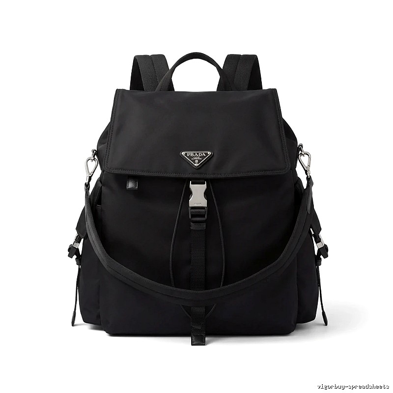 Prada classic black backpack