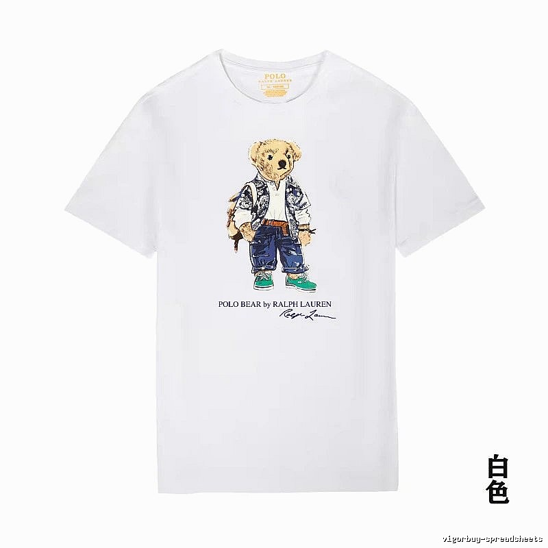 Ralph Lauren Bear Series White T-shirt