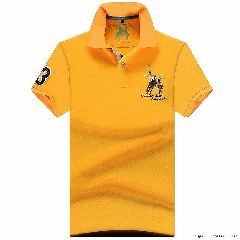 Ralph Lauren Classic Yellow polo shirt Bright Yellow Polo with Travel-Friendly Style