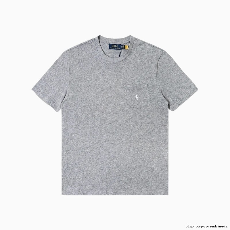 Ralph Lauren minimalist style grey T-shirt