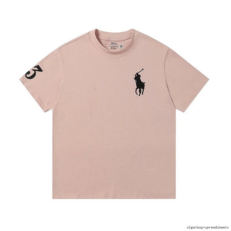 Ralph Lauren pink minimalist style T-shirt