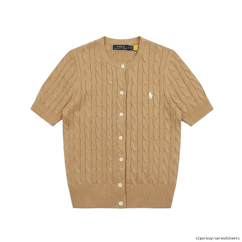 Ralph Lauren Polo Retro Brown Cardigan
