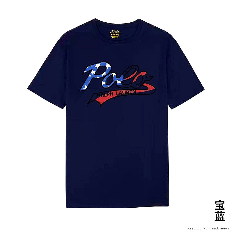 Ralph Lauren Polo trendy brand royal blue T-shirt