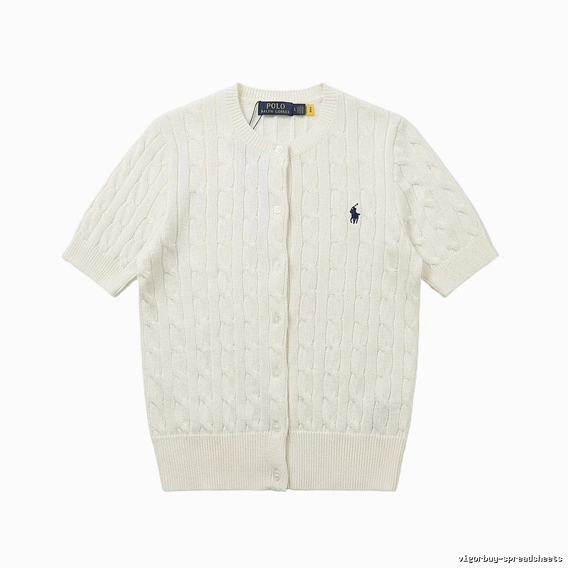 Ralph Lauren Polo white knitted cardigan