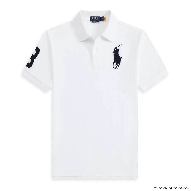 Ralph Lauren Polo White Minimalist Style T-shirt