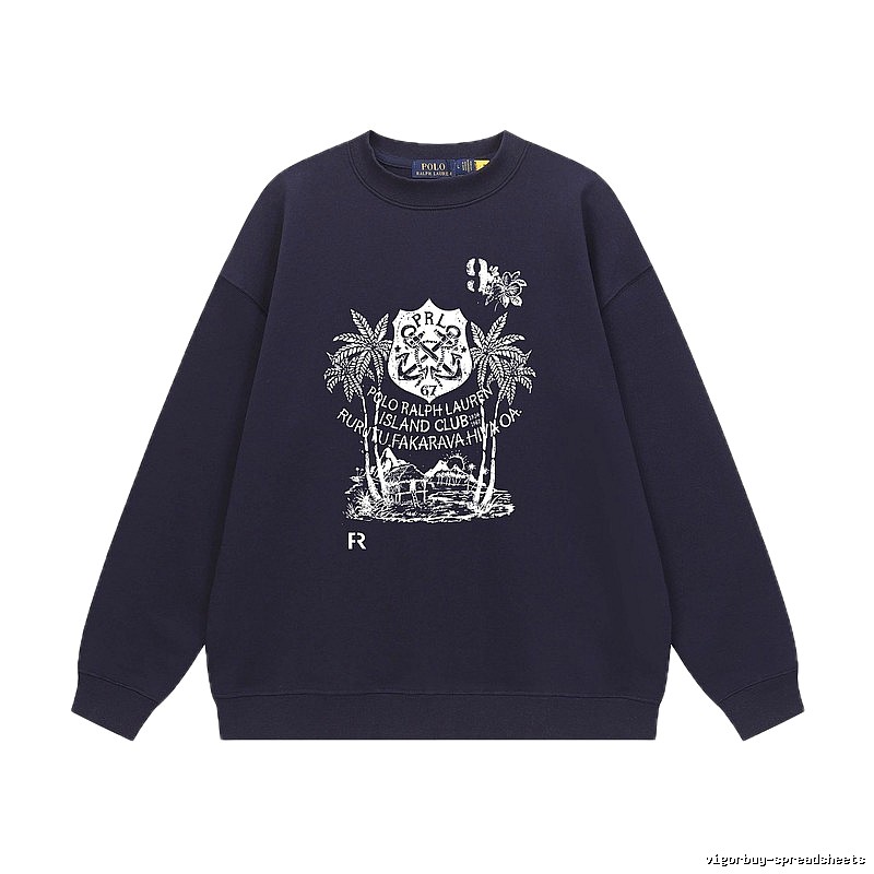 Ralph Lauren Printed Casual Style Sweatshirt