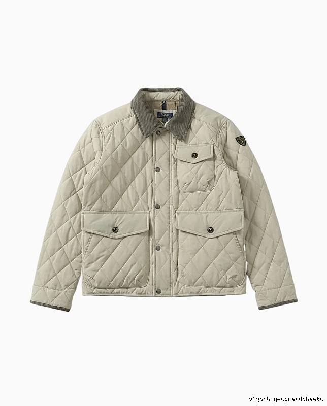 Ralph Lauren quilted retro-style cotton jacket
