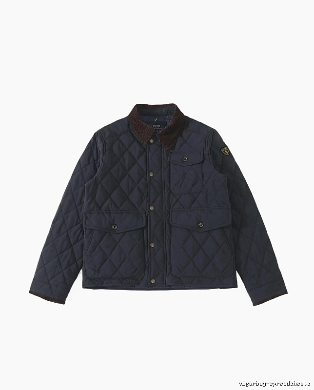 Ralph Lauren retro-style navy blue jacket