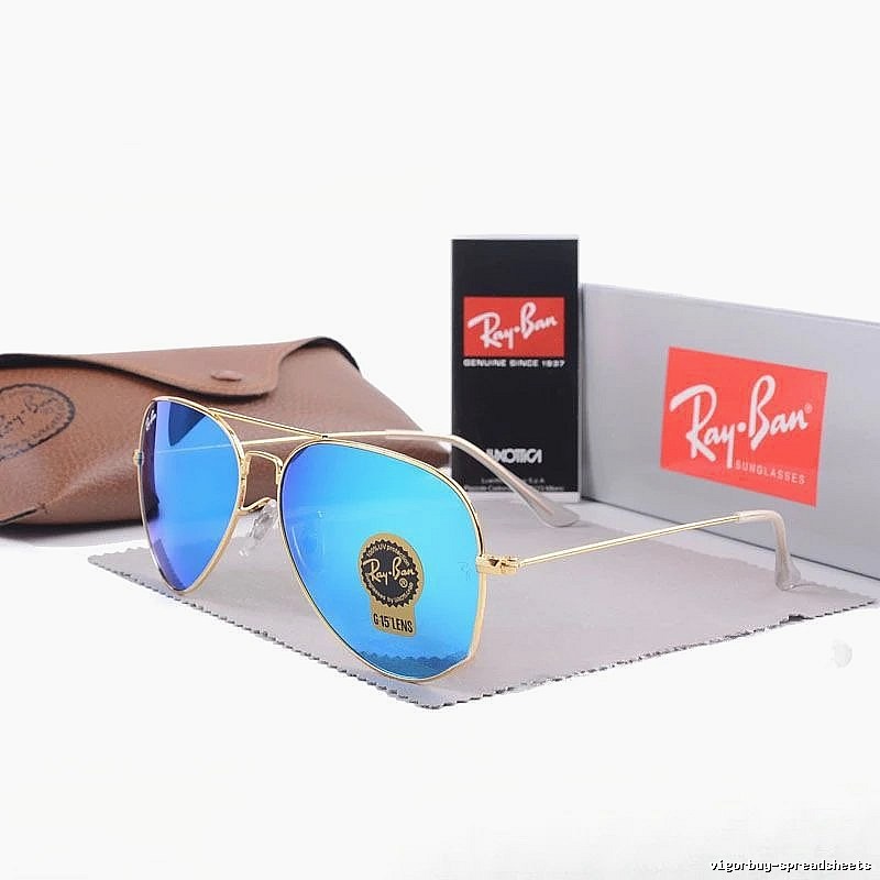 Ray-Ban Lightweight Aviator sunglasses Gold Tone Sunglasses for Trend Styling