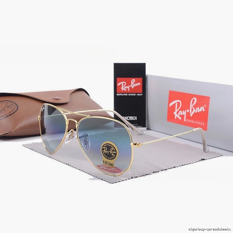 Ray-Ban Resort Aviator sunglasses Gold Tone Sunglasses with Premium Look