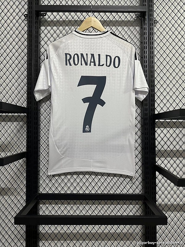 Real Madrid Streetwear Home soccer jersey White Real Madrid with Logo Accent Select Edition