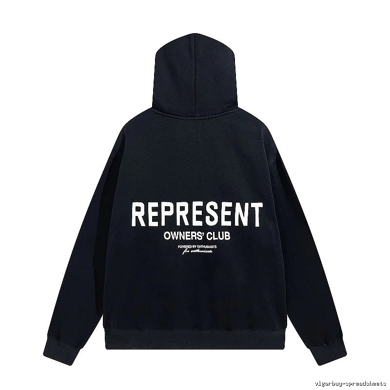 Represent Classic Owners Club hoodie Navy Large Represent for Daily Styling