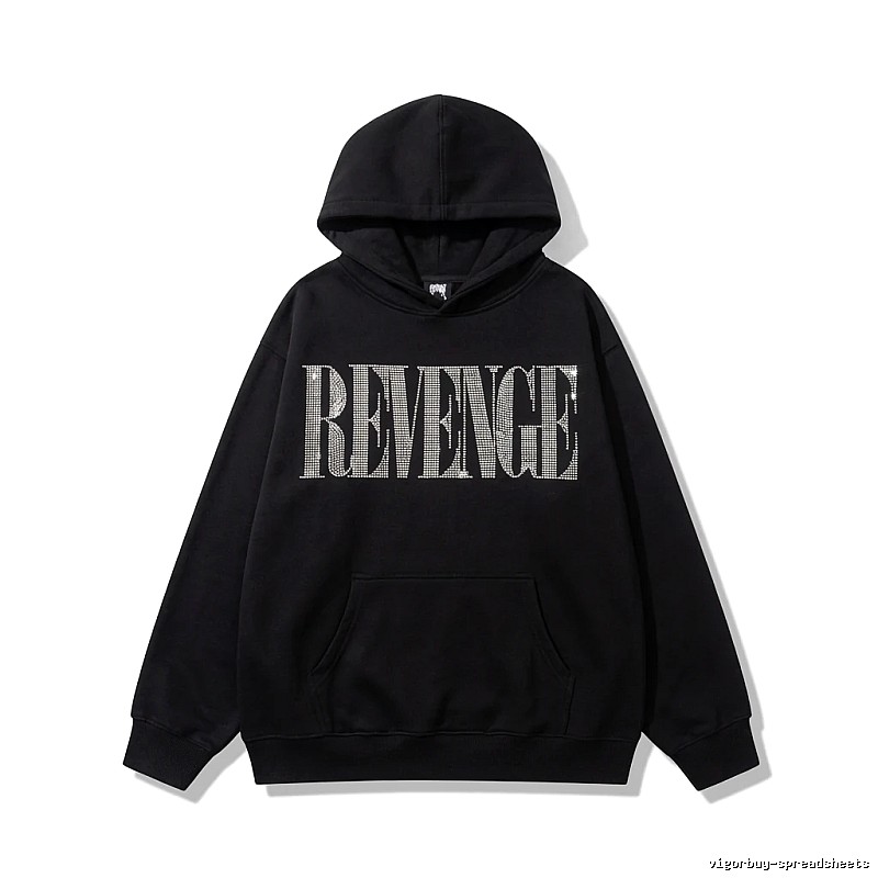 Revenge Letter Wind Black Hoodie