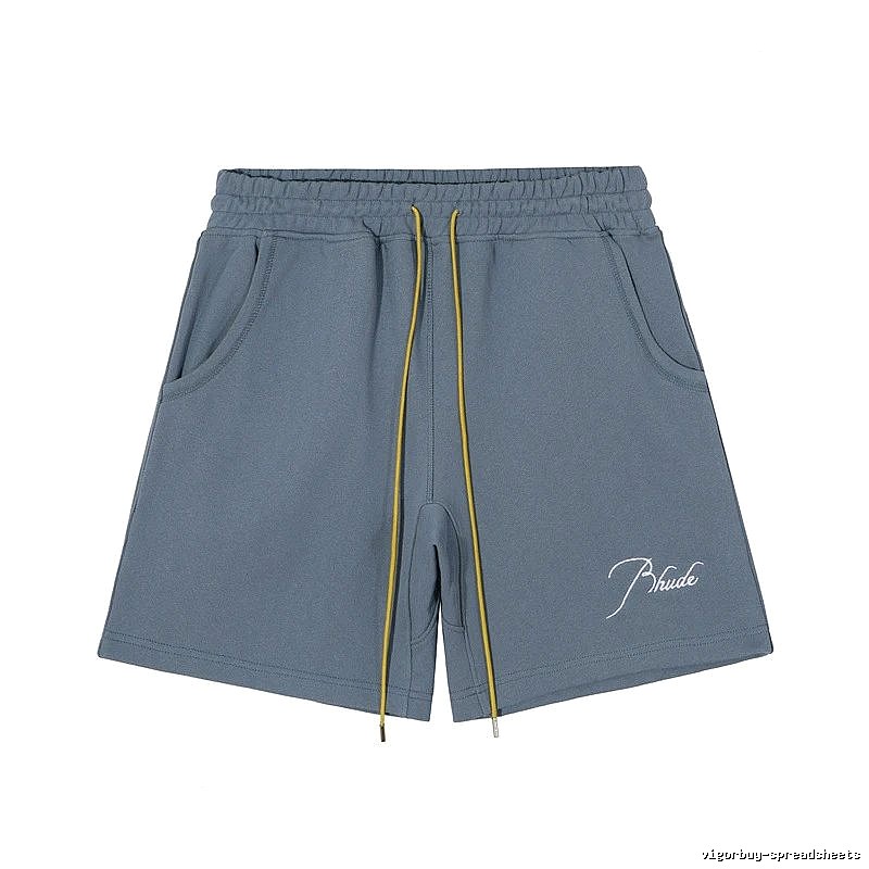 RHUDE casual style gray shorts