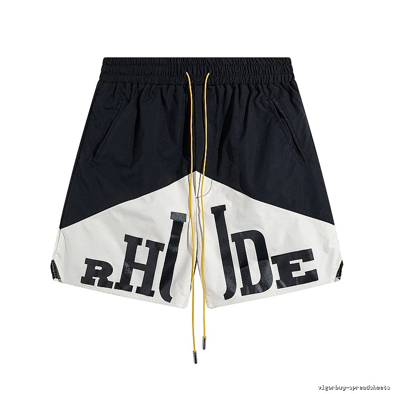 RHUDE Color-blocking Trendy Brand Shorts