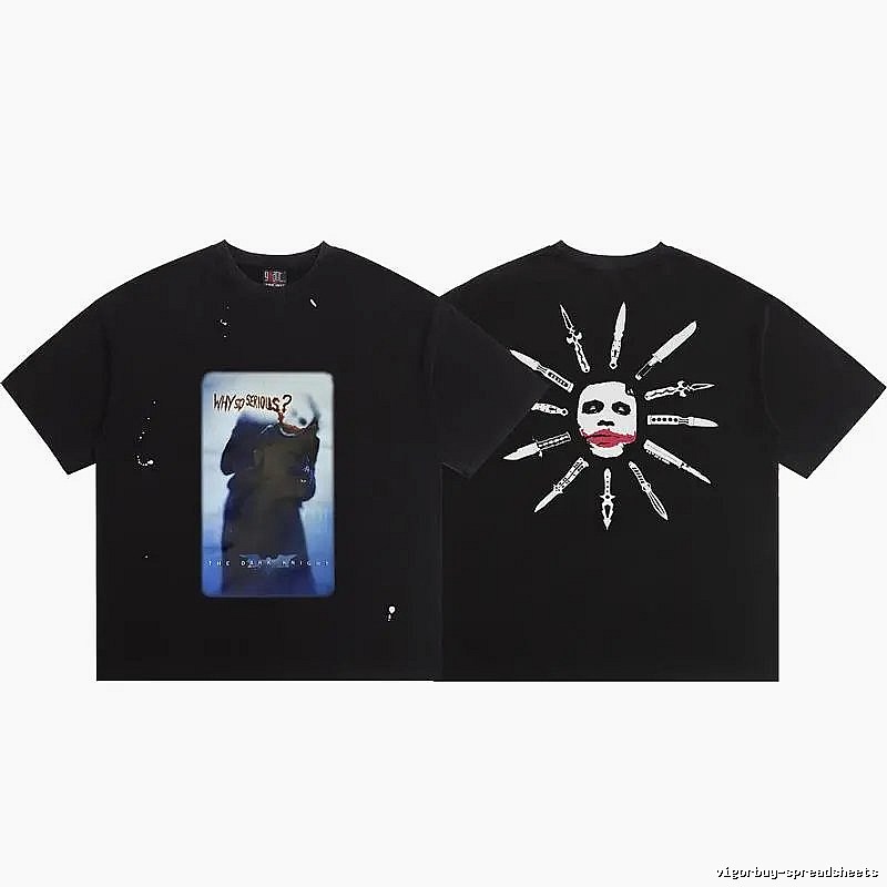 SAINT x Joker Co-branded Street Style Black T-Shirt