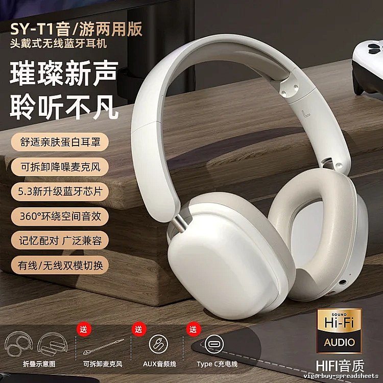 Sony WH-1000XM5 Wireless Headphones in White