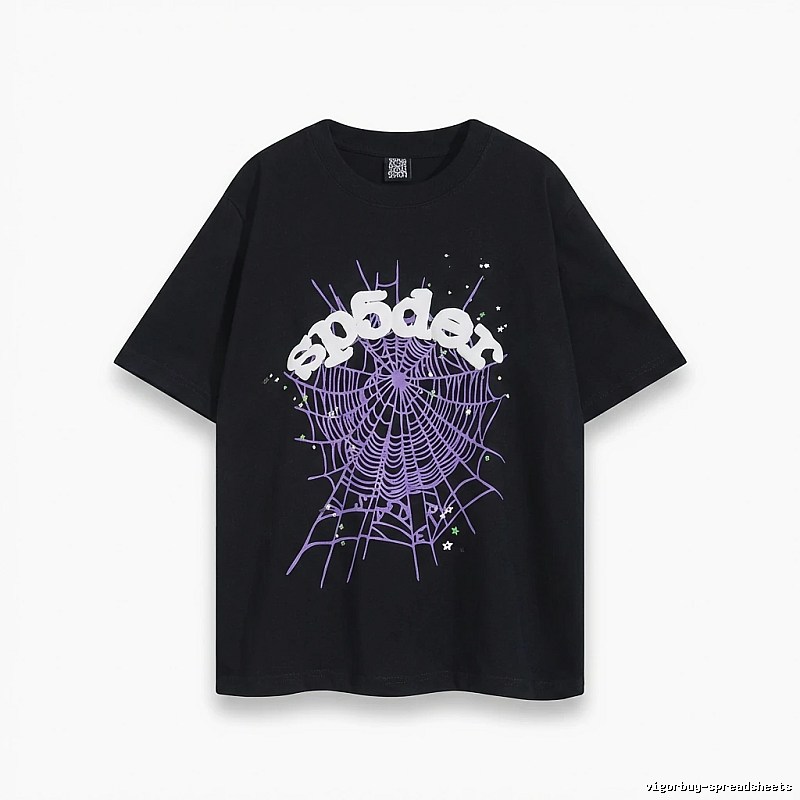 Sp5der Spider Web Dark Style T-shirt