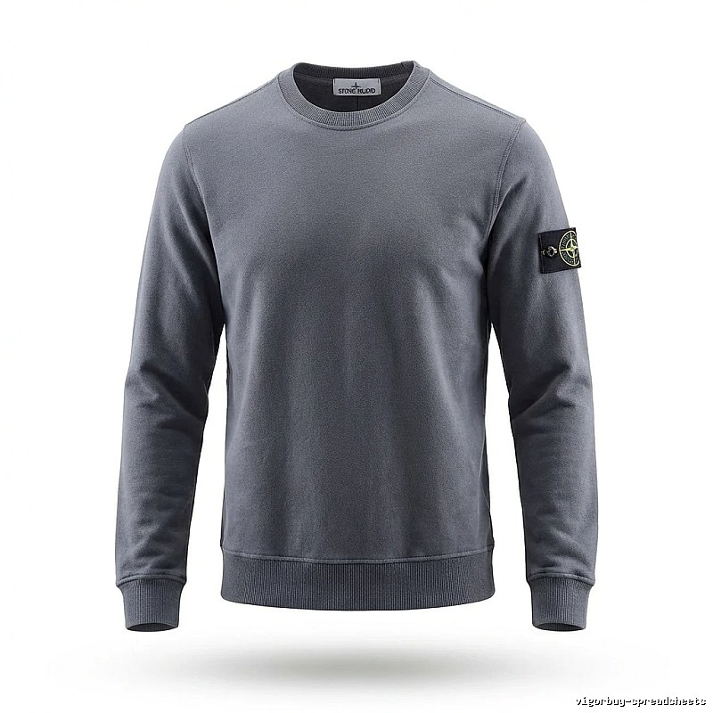 Stone Island basic grey sweatshirt