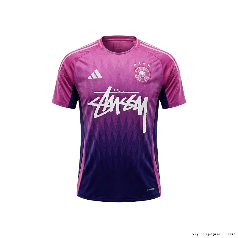 Stussy Gradient Style Pink-Purple T-shirt