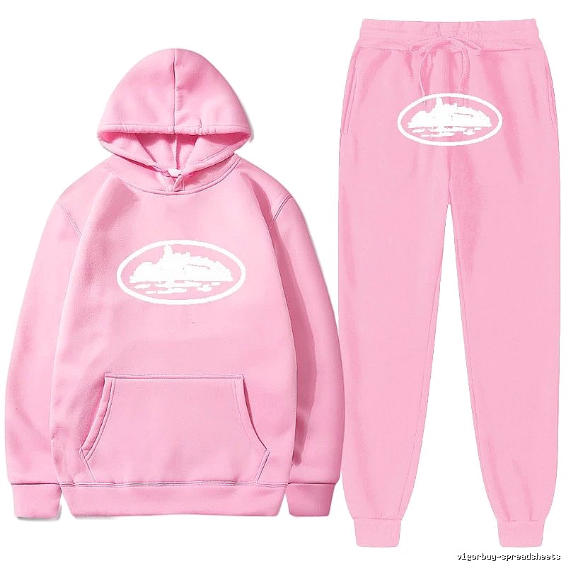 Stussy Pink Red Tracksuit Set Statement Graphic Logo