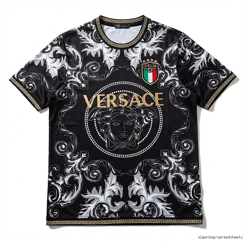 Stussy retro-style black-based T-shirt