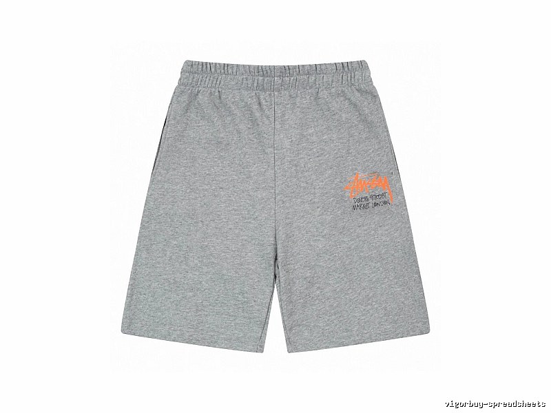 Stussy street-style grey shorts