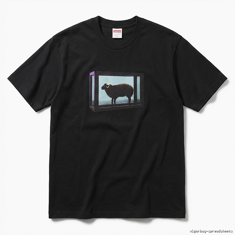 Supreme Art Style Black T-shirt