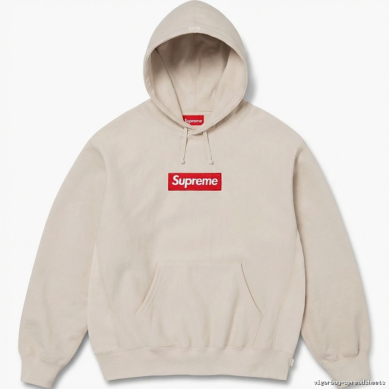 Supreme basic casual style beige hoodie
