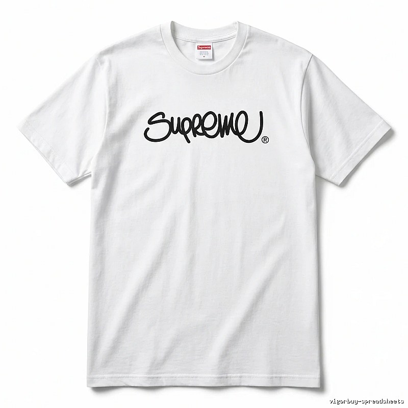 Supreme basic white T-shirt