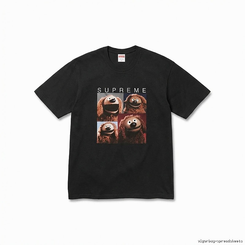 Supreme Cartoon Fun Black T-shirt